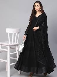 Black Anarkali Kurti